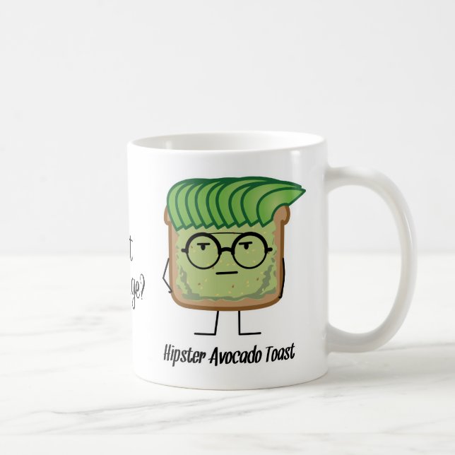 Caneca De Café Hipster de brinde de cabelo (Direita)