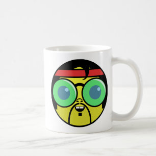 Caneca De Café Hipster Face Café