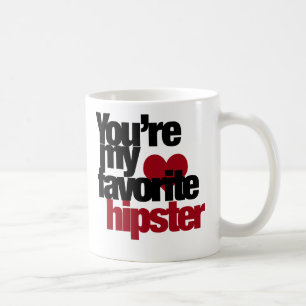 Caneca De Café Hipster Favorito