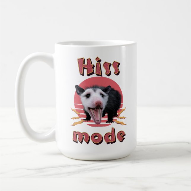 Caneca De Café Hiss Mode Funny Ogambm Hising (Esquerda)