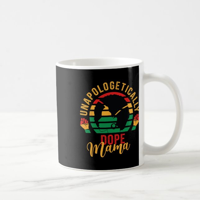 Caneca De Café História Africana do Mês Negro da Droga sem descul (Direita)