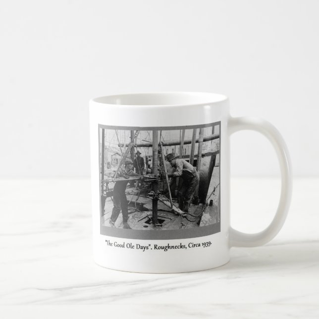 Caneca De Café História da perfuração para a exploração do (Direita)