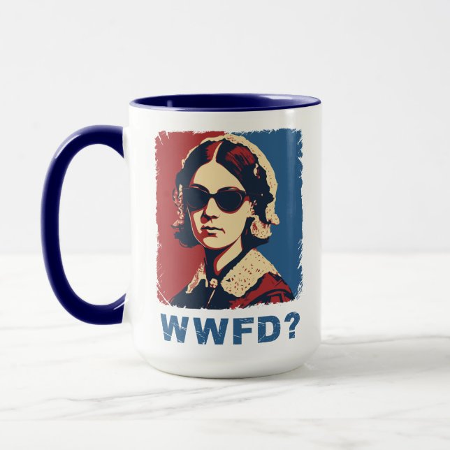 Caneca de Café História de Enfermagem WWFD Florenc (Esquerda)