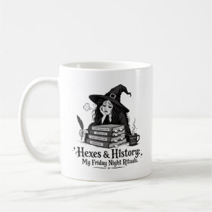 Caneca De Café História de Maldições Personalizadas Bruxa Present