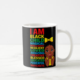 Caneca De Café História negra criança negra afro-americana