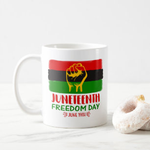 Caneca De Café História Negra do Dia da Liberdade