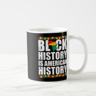 Caneca De Café História Negra É História Americana Patriótica Áfr