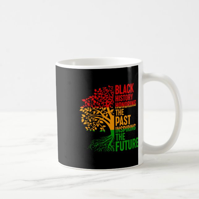 Caneca De Café História Negra Honrando Homens Futuros Inspiradore (Direita)