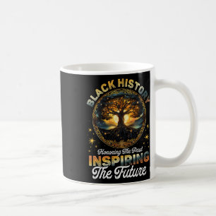 Caneca De Café História Negra Inspirando o Futuro Melanina Améric