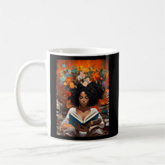 Caneca De Café História Negra — Livro de Leitura Melanin Queen