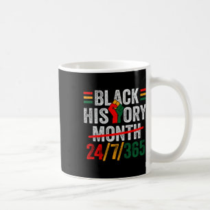 Caneca De Café História Negra Mês 24 7 365 Mulheres Africanas