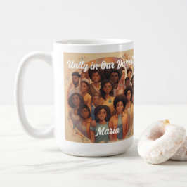 Caneca De Café História Negra Mês da Unidade na Nossa Diversidade