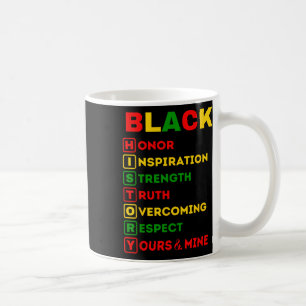 Caneca De Café História Negra Mês do Orgulho Africano Americano C