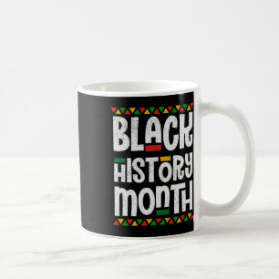 Caneca De Café História Negra Mês do Orgulho Melanino Africano Am