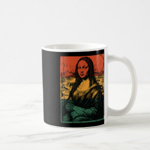 Caneca De Café História Negra Mona Lisa Afro Mulher Americana Áfr