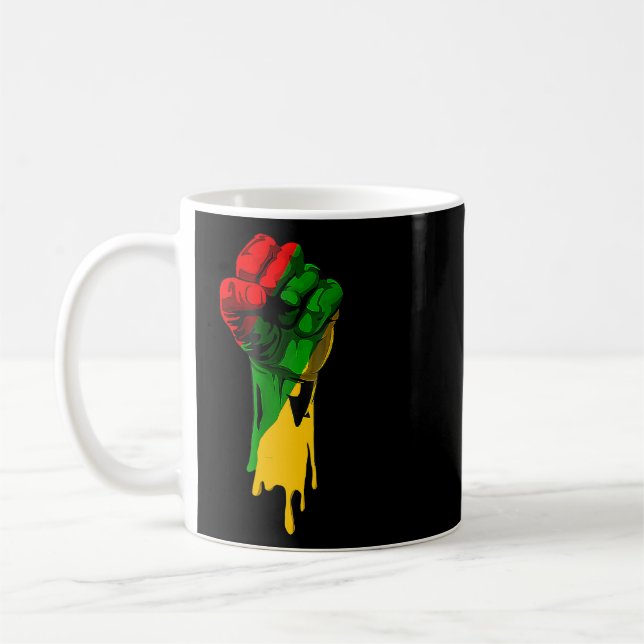 Caneca De Café História Negra Mulheres Africanas no Pico Negro (Esquerda)