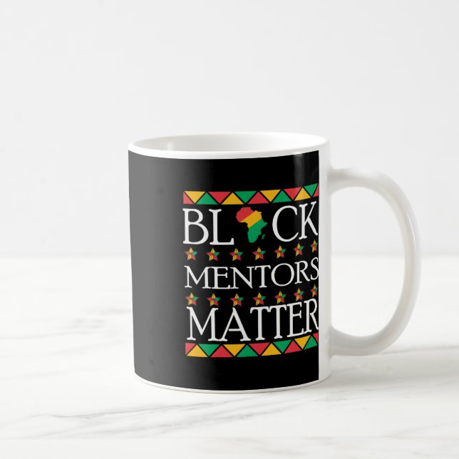 Caneca De Café História Negra Problema dos Mentores Africanos (Direita)