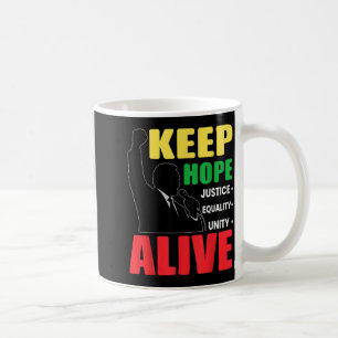 Caneca De Café História negra retrô inspiradora mantém esperanças