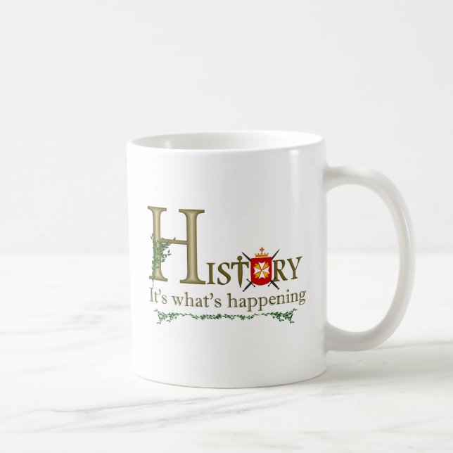 Caneca De Café História sua o que está acontecendo (Direita)
