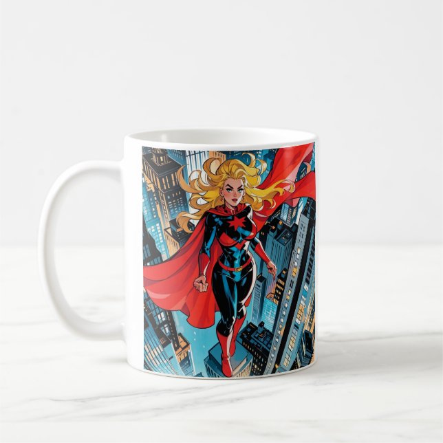 Caneca De Café Histórias em quadrinhos Americanas, Super-herói da (Esquerda)