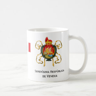 Caneca de café histórica da república de Veneza