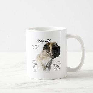 Caneca De Café Histórico do Mastiff da Marca Inversa