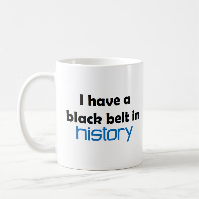 Caneca De Café History black belt (Esquerda)