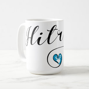 Caneca De Café Hitra Flag Heart, Noruega