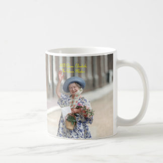 Caneca De Café HM rainha Elizabeth a Rainha-Mãe 1988