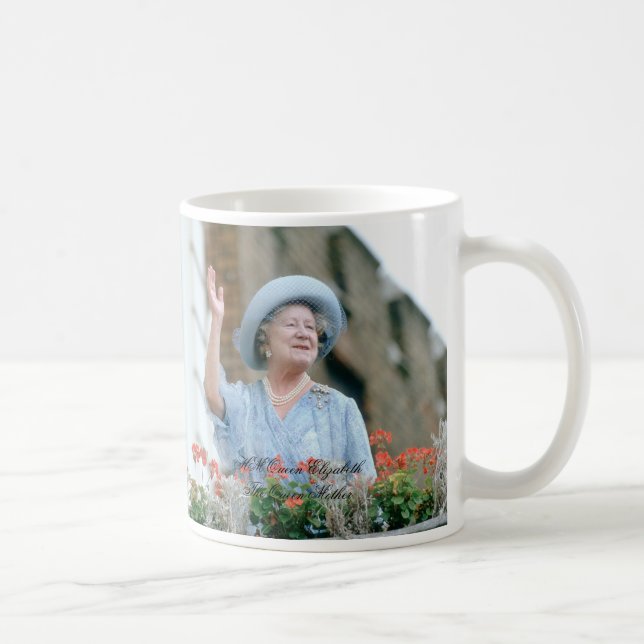 Caneca De Café HM rainha Elizabeth, mãe de rainha 1985 (Direita)