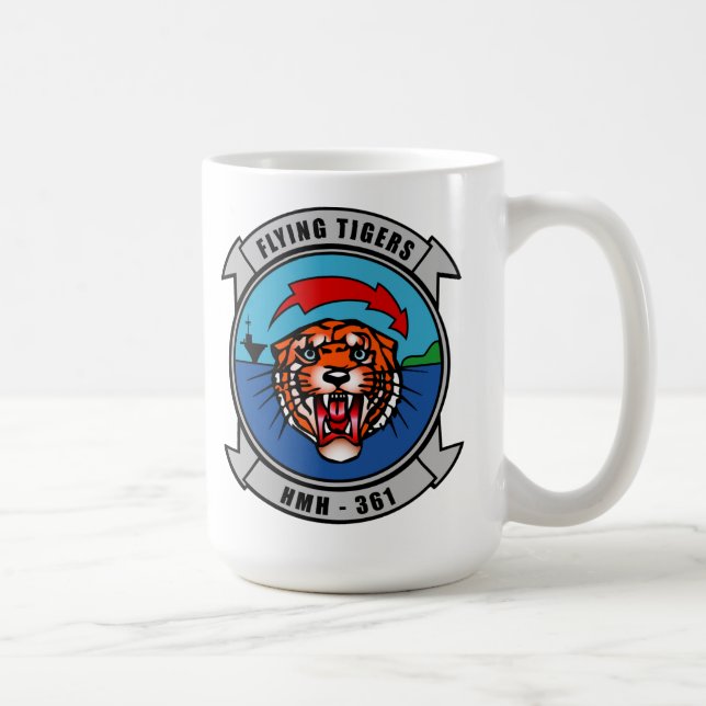 Caneca De Café HMH-361 "Flying Tigers " (Direita)