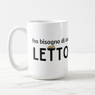 Caneca De Café Ho Bisoglucose Di Un Letto (con un bradipo)