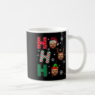 Caneca De Café Ho Ho Cairn Terrier Dog Papais noeis de Natal E
