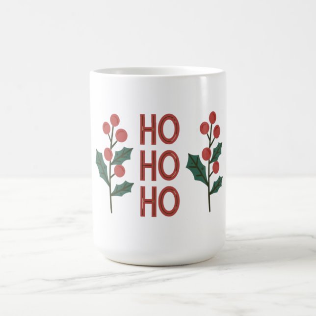 Caneca De Café "Ho Ho: Espalhando Jolly Vibes Toda A Época! (Centro)