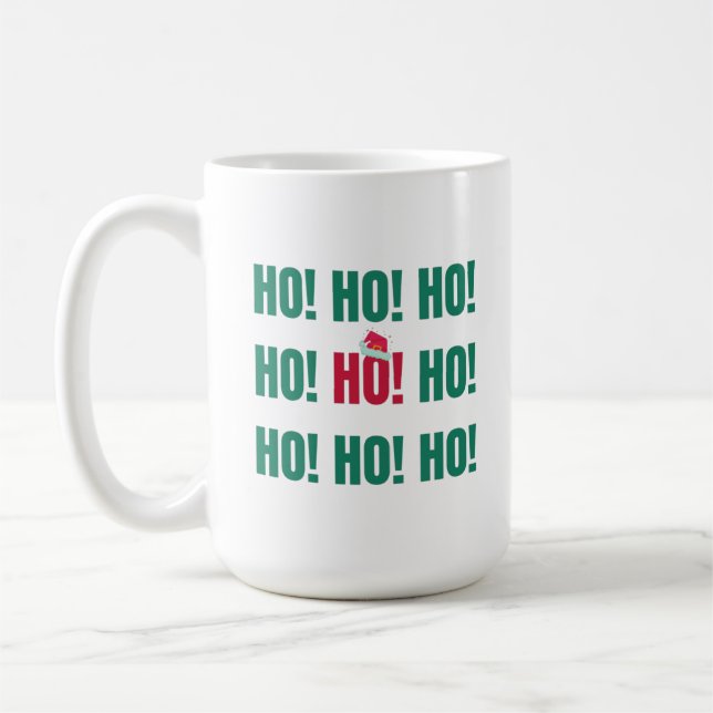 Caneca De Café Ho! Ho! Ho! (Esquerda)