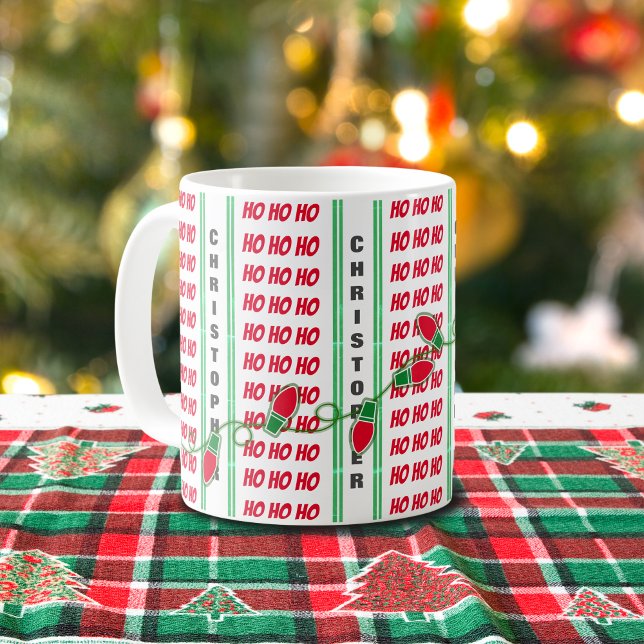 Caneca De Café HO HO HO Christmas Mug (Criador carregado)