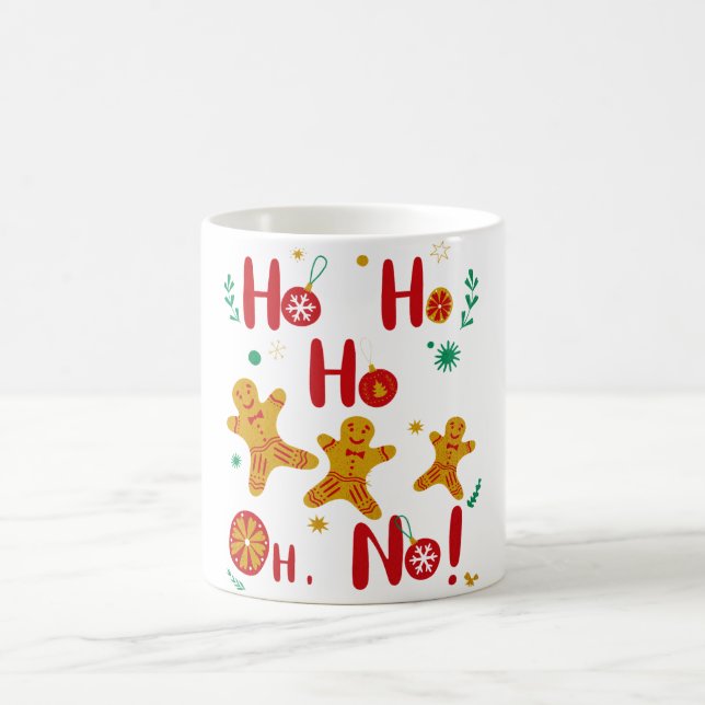Caneca De Café Ho Ho Ho Oh Não! Camiseta (Centro)