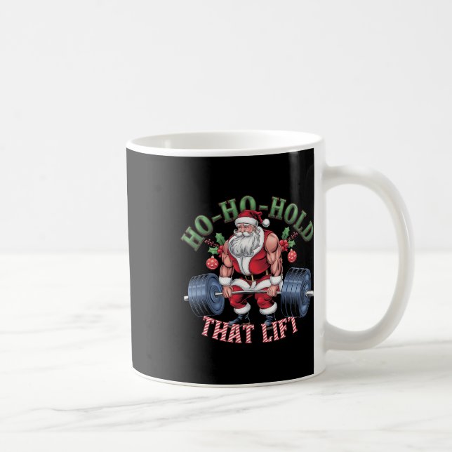 Caneca De Café Ho-ho, Que Assusta O Trabalho De Natal Do Pai Nata (Direita)