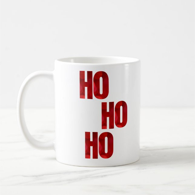 Caneca De Café Ho Ho Red Starlight Natal (Esquerda)