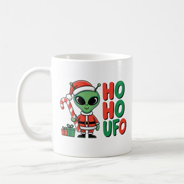 Caneca De Café Ho Ho UFO (Esquerda)