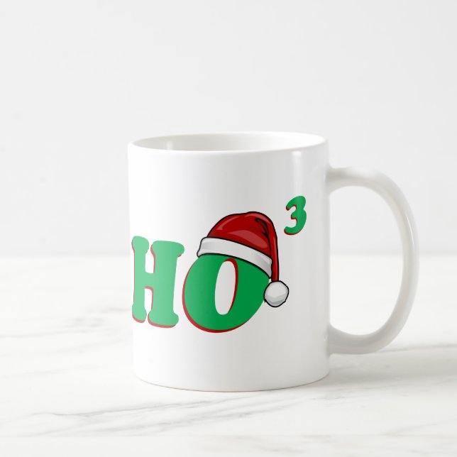 Caneca De Café Ho humor (cubado) do Natal 3 (Direita)