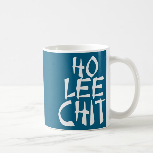 Caneca De Café Ho Lee Chit Funny Asian  (Direita)