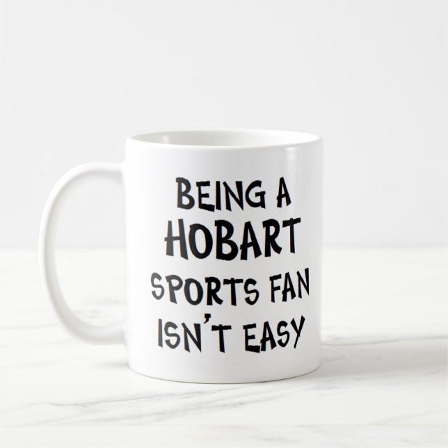 Caneca De Café hobart sports fan, being (Esquerda)