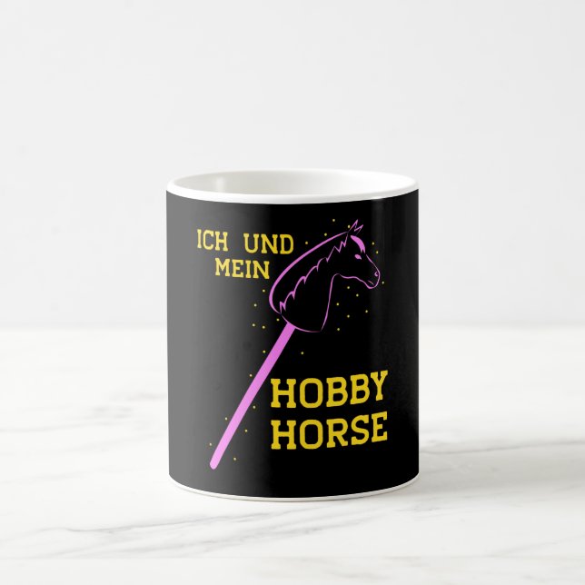 Caneca De Café Hobby Horse Steckenhorse Rider Dizendo (Centro)