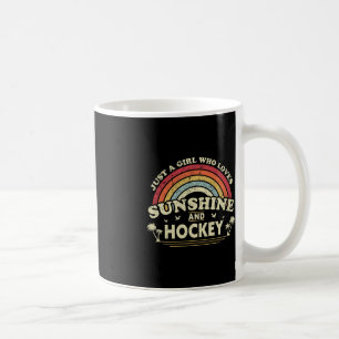 Caneca De Café Hockey. Apenas Uma Menina Que Ama Sol E Hóquei