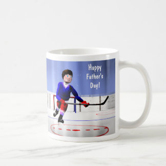 Caneca De Café Hockey com dia de os pais