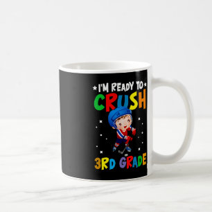 Caneca De Café Hockey Da 3ª Série Volta Às Crianças Da Escola Men