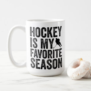 Caneca De Café Hockey É Minha Época Favorita