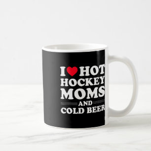 Caneca De Café Hockey Eu Adoro Mães De Hóquei Quente E Bebida Fri