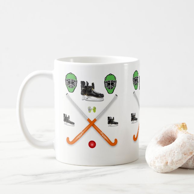 Caneca De Café Hockey Mug (Com Donut)